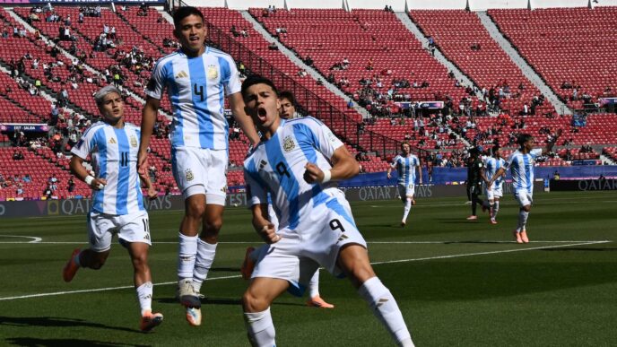 Argentina Nigeria Mundial Sub-20 — foto ilustrativa